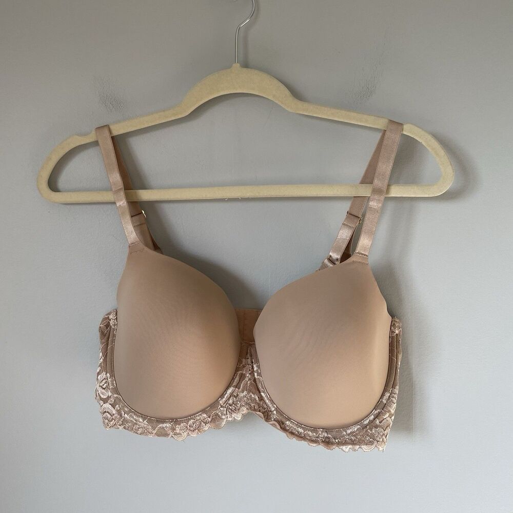 Natori Renew Underwire Lace Bra Supportive Comfort Cafe Nude STY731233 Size 38DD
